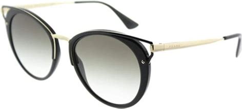 Prada Women's 0PR 66TS Black/Grey Gradient Sunglasses.